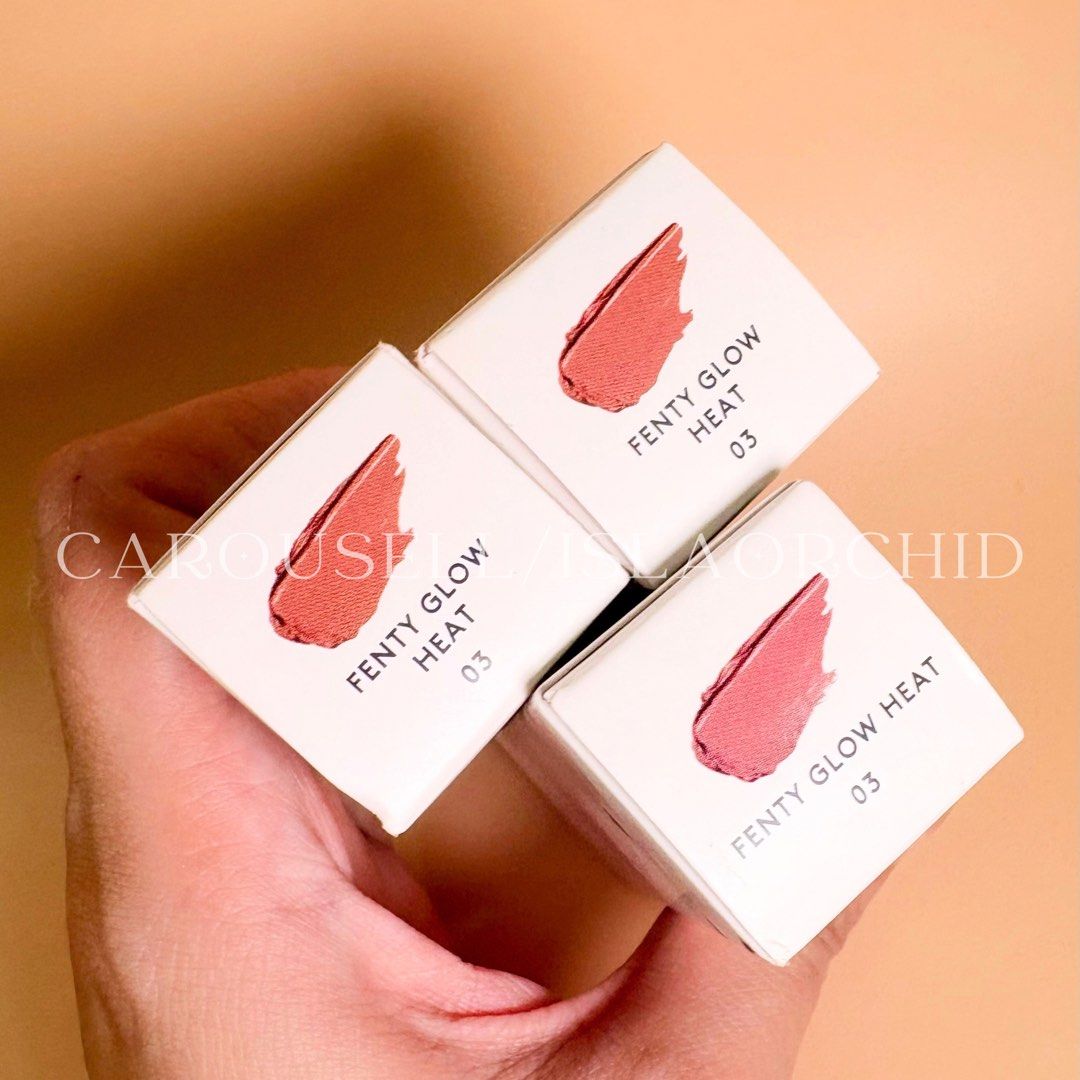 Fenty Gloss Bomb Heat (Category: Makeup) located in Ajuy. Submitted by islaorchid (Listing ID 1466533648, Image 2). Description: Fenty Beauty Gloss Bomb Heat Lip Luminizer and Plumper 9ml Full Size | Brand New - Shade: 03 Fenty Glow - Finish: Tinted gloss and a plumping effect - Condition: Brand new, unopened, and sealed in original retail box - 2 available in stock Iloilo City: **Shipping fee c/o buyer ✨PLEASE READ • No-rush shipping. Allow 2-3 