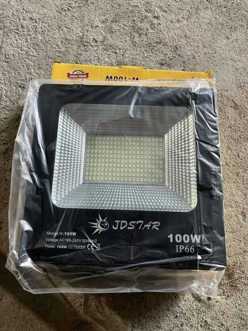 Flood Light Specs: 100 Watts Brand: JDSTAR (Category: Construction Tools & Equipment) located in Manila. Submitted by joeyroque09 (Listing ID 1466355558, Image 1). Description: Flood Light Specs: 100 Watts Brand: JDSTAR.