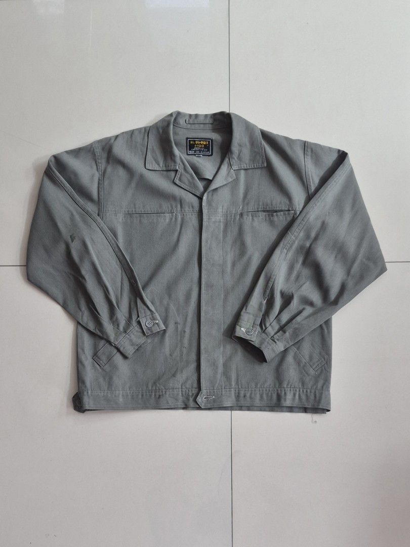 For Sale: Toray Industries Workwear Jacket (Category: Coats, Jackets and Outerwear) located in Pasig City. Submitted by radcuratesclothing2026 (Listing ID 1466465956, Image 1). Description: 🌺 For Sale 🌺 Toray Industries Workwear Jacket •Size Large but fits Medium Vintage cut •Used with some minor stains and flaws •Old Japanese brand(Toyo Rayon Co. LTD) •P750 •Pasig #RadCuratesClothing.