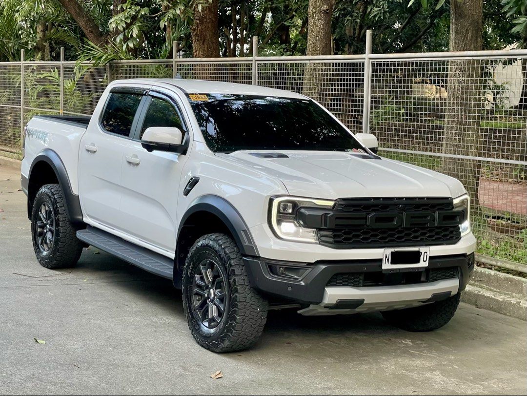 Ford Ranger Raptor Auto (Category: Used Cars) located in Paranaque City. Submitted by sandreybaby (Listing ID 1466474948, Image 2). Description: 2025 Ford Ranger Raptor Downpayment: P555,000 (+chattel & insurance) 2 years: P72,000 3 years: P52,000 4 years: P42,000 Engine: 2.0L Bi-Turbo Diesel Engine Transmission: Automatic 4x4 Mileage: 20,000 kms - Digital instrument cluster - 12” portrait touchscreen head unit - Bang & Olufsen audio - Keyless en
