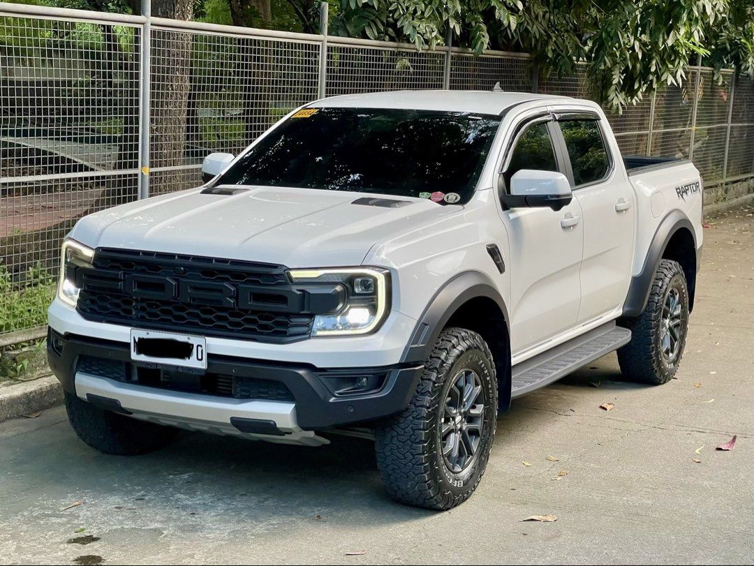 Ford Ranger Raptor Auto (Category: Used Cars) located in Paranaque City. Submitted by sandreybaby (Listing ID 1466474948, Image 1). Description: 2025 Ford Ranger Raptor Downpayment: P555,000 (+chattel & insurance) 2 years: P72,000 3 years: P52,000 4 years: P42,000 Engine: 2.0L Bi-Turbo Diesel Engine Transmission: Automatic 4x4 Mileage: 20,000 kms - Digital instrument cluster - 12” portrait touchscreen head unit - Bang & Olufsen audio - Keyless en