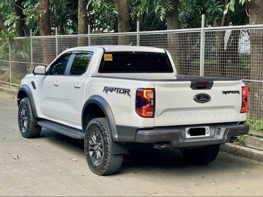 Ford Ranger Raptor Auto (Category: Used Cars) located in Paranaque City. Submitted by sandreybaby (Listing ID 1466474948, Image 3). Description: 2025 Ford Ranger Raptor Downpayment: P555,000 (+chattel & insurance) 2 years: P72,000 3 years: P52,000 4 years: P42,000 Engine: 2.0L Bi-Turbo Diesel Engine Transmission: Automatic 4x4 Mileage: 20,000 kms - Digital instrument cluster - 12” portrait touchscreen head unit - Bang & Olufsen audio - Keyless en