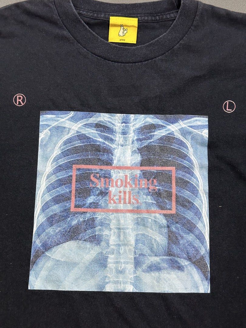FR2 Smoking Kills Xray Shirt (Category: Tshirts & Polo Shirts ) located in Bacolod City. Submitted by dannnsoy (Listing ID 1466450311, Image 2). Description: FR2 Smoking Kills Xray Shirt •In very good condition •Dimension: 19” x 28” •Issue: Fading/needs wash •Price: 399 only .