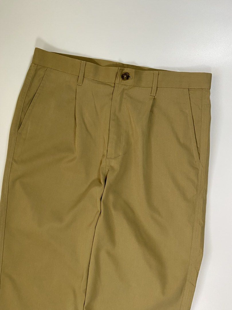 Freak Store Solotex Pleated Trouser (Category: Trousers) located in Bago City. Submitted by johnpaul_gidlayan (Listing ID 1466467722, Image 2). Description: Freak Store Solotex Pleated Trouser Item Details Size: 33 Lenght: 38 Leg Opening: 8 Rise: 12.5 Condition: Excellent condition (needwash) Color Rate: 9.5/10 Flaws: None (Item color vary due to lighting) — Price: 850.