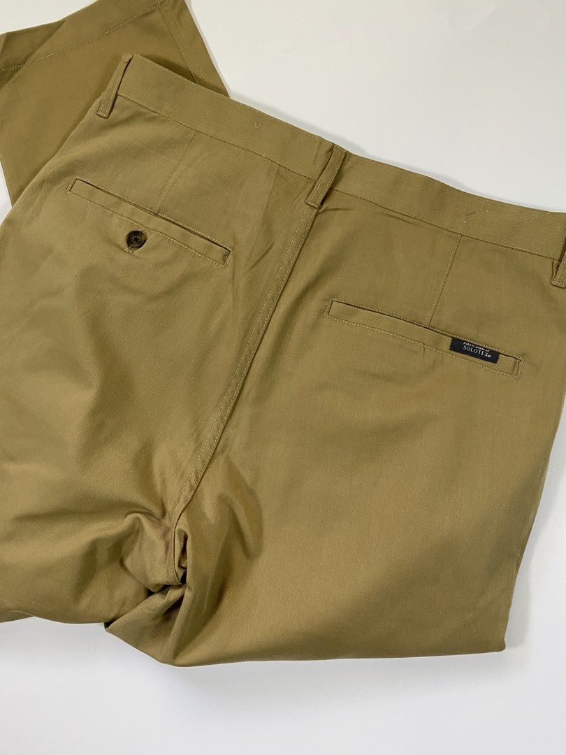 Freak Store Solotex Pleated Trouser (Category: Trousers) located in Bago City. Submitted by johnpaul_gidlayan (Listing ID 1466467722, Image 3). Description: Freak Store Solotex Pleated Trouser Item Details Size: 33 Lenght: 38 Leg Opening: 8 Rise: 12.5 Condition: Excellent condition (needwash) Color Rate: 9.5/10 Flaws: None (Item color vary due to lighting) — Price: 850.