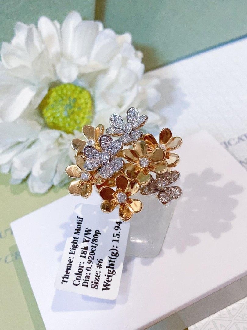 frivole diamond ring 18k gold hk setting (Category: Rings) located in Manila. Submitted by primejewelry (Listing ID 1466460127, Image 3). Description: pm for the price.