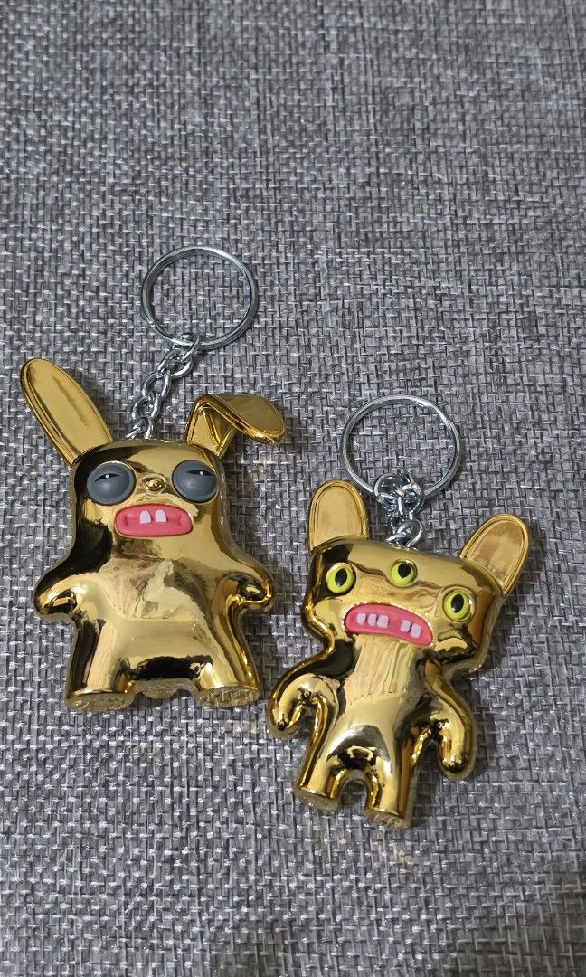 FUGGLER - 24 carat GOLD CHROME (Category: Designer & Blind Box Toys) located in Manila. Submitted by jyo.mnl (Listing ID 1466474590, Image 1). Description: ❗️OPENED BUT NOT DISPLAYED/USED❗️ Opened for assurance only 😊 Ranges from 320-350! Depends on the rarity 📍Mandaluyong area, near Boni 🏍 can book your own Grab, Angkas, lalamove 📦 I can do J&T on weekends only bec i have work on weekdays 💛 ✅️ RARE GOLD RABBIT 350 💛 ✅️ RARE GOLD ALIEN 320.