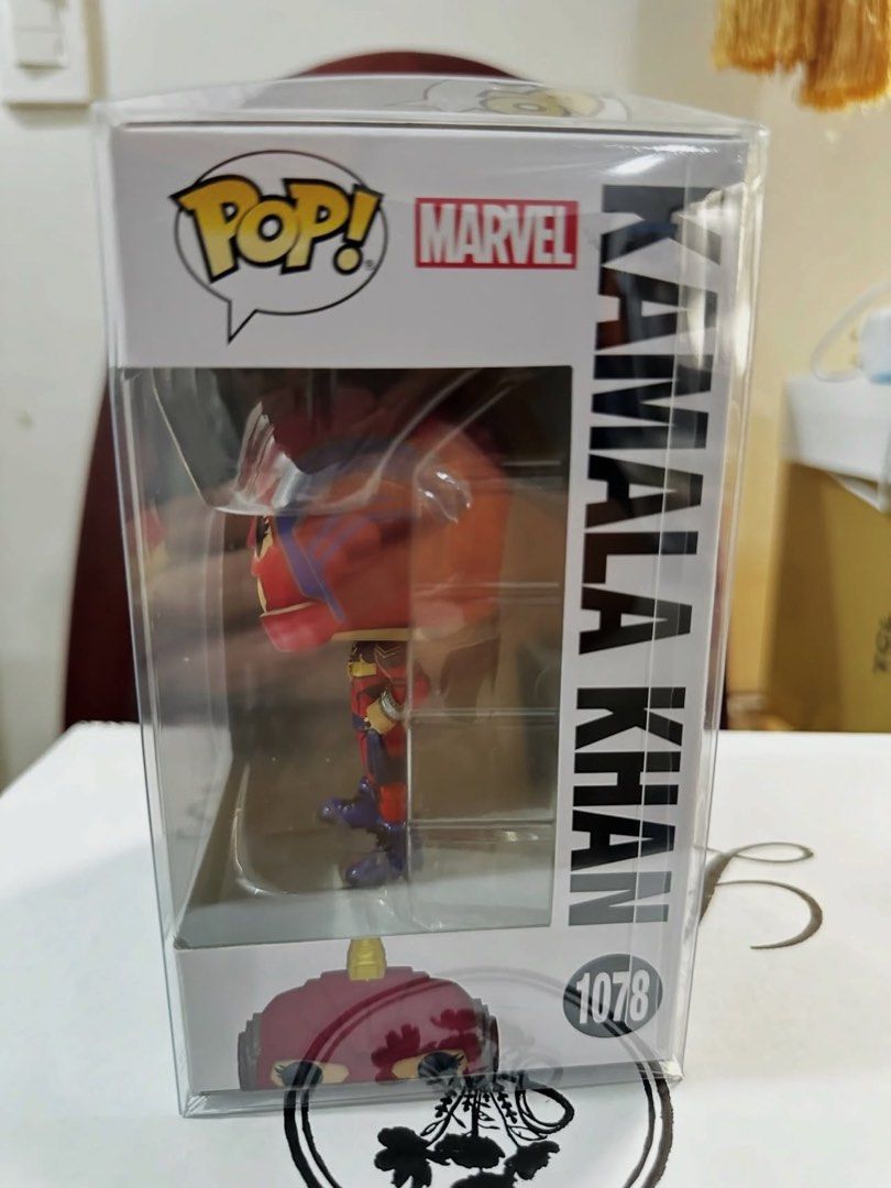 Funko Pop Marvel Ms Marvel Kamala Khan 1078 (Category: Designer & Blind Box Toys) located in Malabon City. Submitted by artoysmnl (Listing ID 1466359299, Image 2). Description: FOR SALE Funko Pop! Kamala Khan 🛡️ FREE Acrylic Protector ⭐ Condition: 9.5-10/10 ₱799.00 📍Marilao, Bulacan.