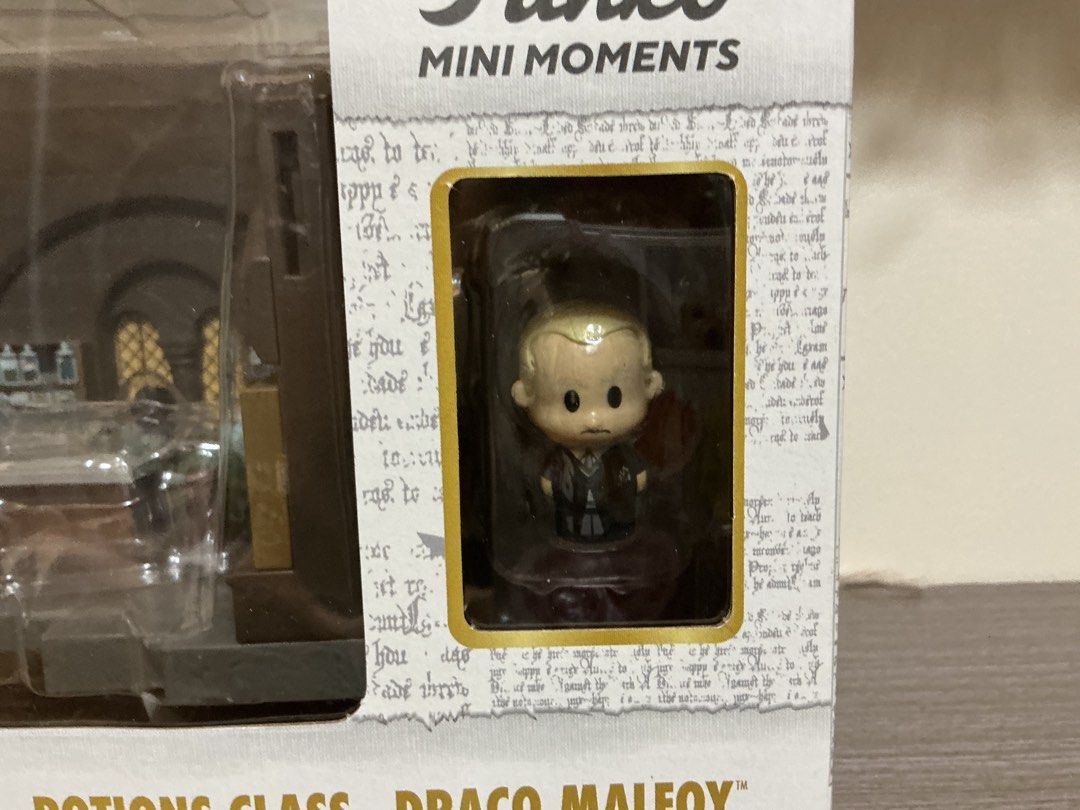 Funko Pop Mini Moments Draco Malfoy Potion Class (Category: Figurines & Statues) located in Silang. Submitted by aehtlaaaa (Listing ID 1466429955, Image 2). Description: Bought this on The Collectibles Store Rfs: need funds - mint condition - MOD: LBC or Lalamove - MOP: BPI or Gcash could do meetups (Nuvali or One Ayala).