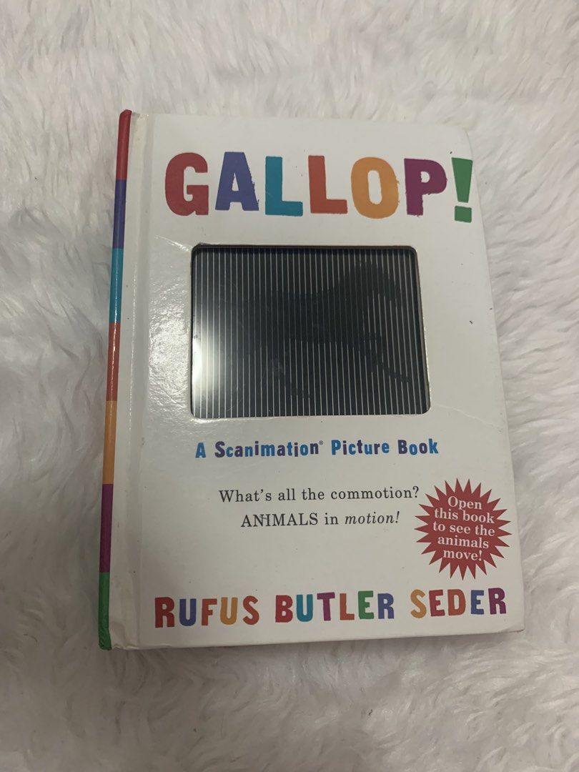 Gallop scanimation book (Category: Children's Books) located in Caloocan City. Submitted by appleblossoms07 (Listing ID 1466562445, Image 2). Description: By Rufus Butler Seder Market price 1,438 pesos Apps.