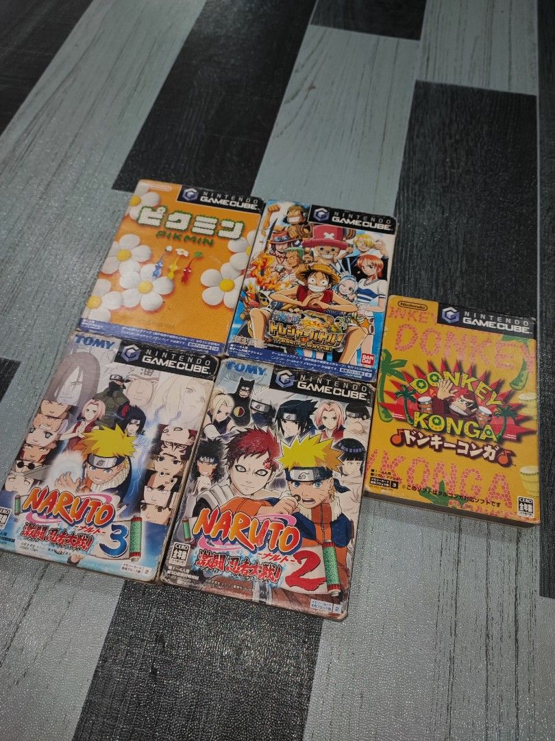 GameCube CD'S ( PRICE INDICATE ) (JPN) (Category: Nintendo) located in Manila. Submitted by pcltasenseigaming (Listing ID 1447651325, Image 2). Description: GameCube CD'S ( PRICE INDICATE ) (JPN) 📌 Negotiable One Piece Treasure Battle - 729 Naruto Gekitou Ninja Taisen 3 - 199 Naruto Gekitou Ninja Taisen 2 - 199 Donkey Konga - 829 Pikmin - 1049 📌 Details : Normal na sa 2nd hand cd na may scratch/scratches 📌 2nd Hand Tested Working 📌 Can Send P