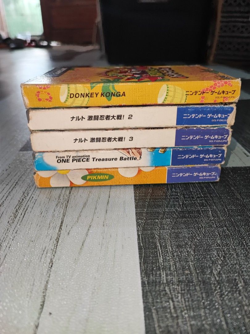 GameCube CD'S ( PRICE INDICATE ) (JPN) (Category: Nintendo) located in Manila. Submitted by pcltasenseigaming (Listing ID 1447651325, Image 1). Description: GameCube CD'S ( PRICE INDICATE ) (JPN) 📌 Negotiable One Piece Treasure Battle - 729 Naruto Gekitou Ninja Taisen 3 - 199 Naruto Gekitou Ninja Taisen 2 - 199 Donkey Konga - 829 Pikmin - 1049 📌 Details : Normal na sa 2nd hand cd na may scratch/scratches 📌 2nd Hand Tested Working 📌 Can Send P