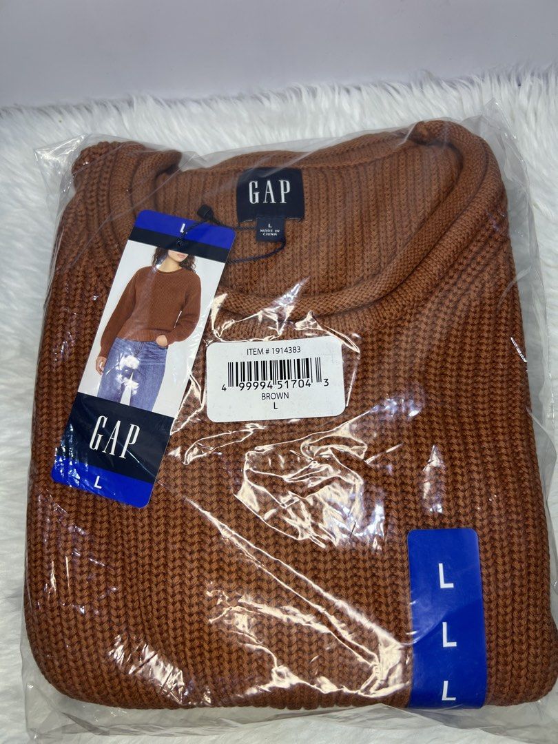 GAP Brown Ribbed Knit Sweater (Category: Coats, Jackets and Outerwear) located in Quezon City. Submitted by gigisantos (Listing ID 1466505486, Image 3). Description: 100% original from USA/Canada Brand new Moneyback guarantee if proven fake Open for lay away Pm for details Thank you and God bless Pls like, follow and share my fb page: g_shoppe21 Thank you Disclaimer: No copyright infringement is intended. I am not affiliated with the brand featur