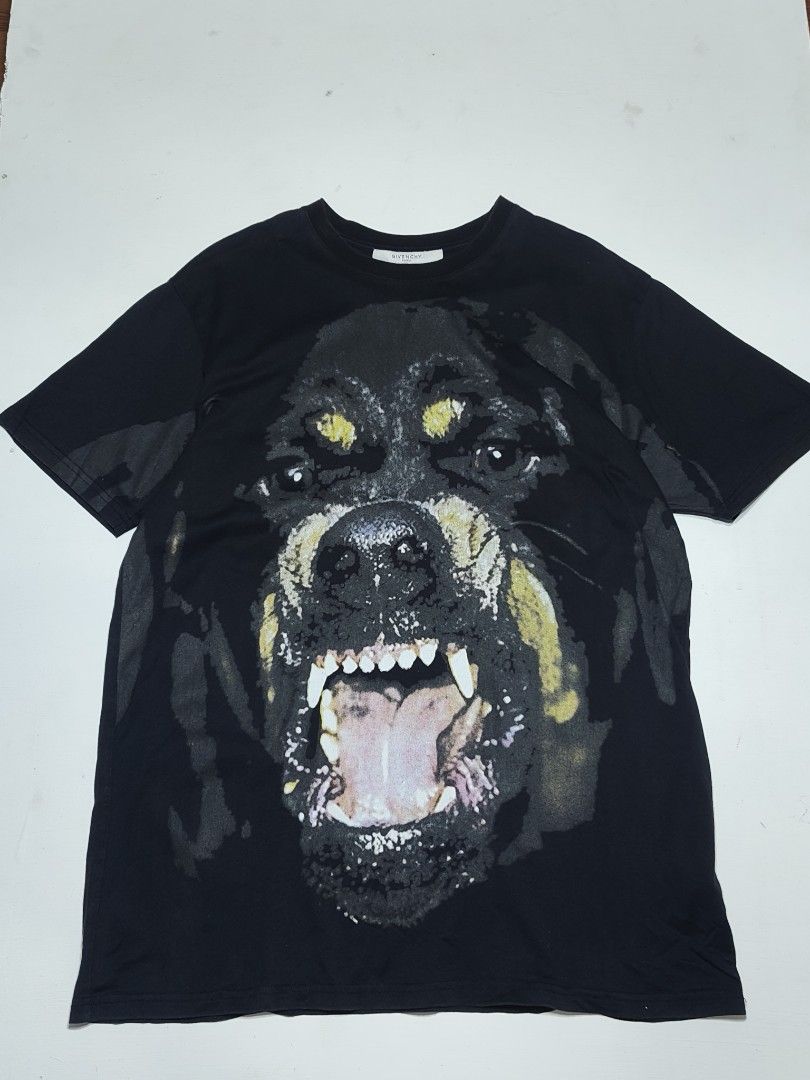 GIVENCHY ROTTWEILER GRAPHIC Shirt (Category: Tshirts & Polo Shirts ) located in Tumauini. Submitted by znernatpiece (Listing ID 1466453331, Image 1). Description: GIVENCHY ROTTWEILER SHIRT Actual dimensions on pictures excellent condition No issue +sf.