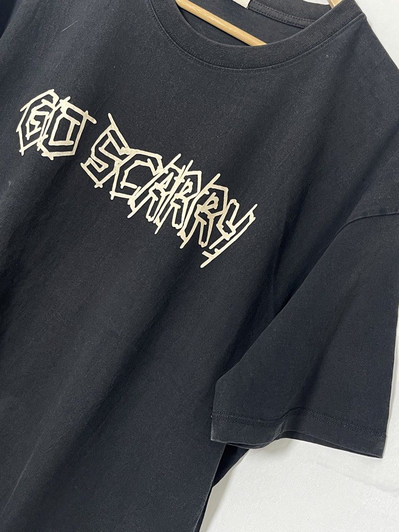 Go Scarry Goth Grunge Graphic Shirt (Category: Tshirts & Polo Shirts ) located in Imus. Submitted by mochi.rella (Listing ID 1466508101, Image 2). Description: Black Go Scarry Good Condition 2XL on tag | Fit XL W 24 | L 31 .