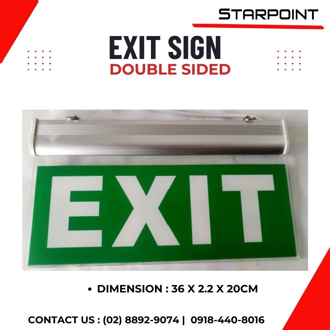 Green Led Exit Sign (Category: Lighting) located in Makati City. Submitted by one-shop.mkt (Listing ID 1466364910, Image 3). Description: 🚨 LED EMERGENCY EXIT SIGN – FOR SALE 🚨 Keep your workplace, commercial space, building, or establishment safe and clearly marked with a reliable LED Emergency Exit Sign. ✅ Bright and highly visible LED illumination ✅ Clearly indicates emergency exit routes ✅ Suitable for offices, stores, warehouses, schools, 
