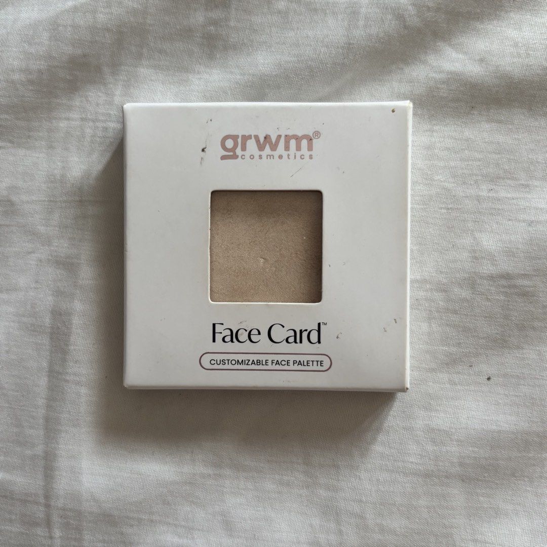 Grwm Face Card Baked Highlighter Hanan (Category: Makeup) located in Binan City. Submitted by myprelovedhaul (Listing ID 1466411813, Image 1). Description: - swatched! - last price posted! - please message only if sure buyer! - limited replies only. - Available unless mark as sold. - Ship via j&t or lalamove for same day. -Mode of payment: Gcash 📍Biñan Laguna .