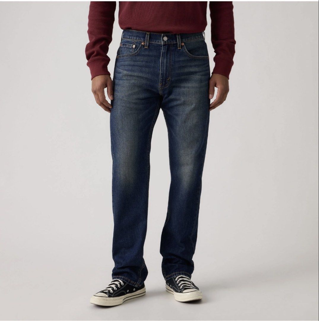 GU Dark Wash Denim Jeans (Category: Jeans) located in Cavite. Submitted by yakultjeni85475 (Listing ID 1466477575, Image 1). Description: - Brand: GU - Style: Straight fit / Straight leg - Color: Classic dark blue wash - Closure: Standard button and zip fly - Design: Five-pocket with contrast stitching - Condition: Clean, no heavy fading or stains - Size: Tagged size inside.