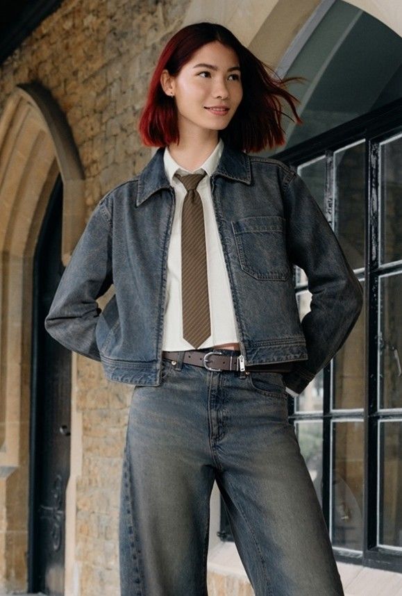 GU Denim Zip-Up Jacket (Category: Coats, Jackets and Outerwear) located in Quezon City. Submitted by khelou (Listing ID 1466460862, Image 2). Description: .