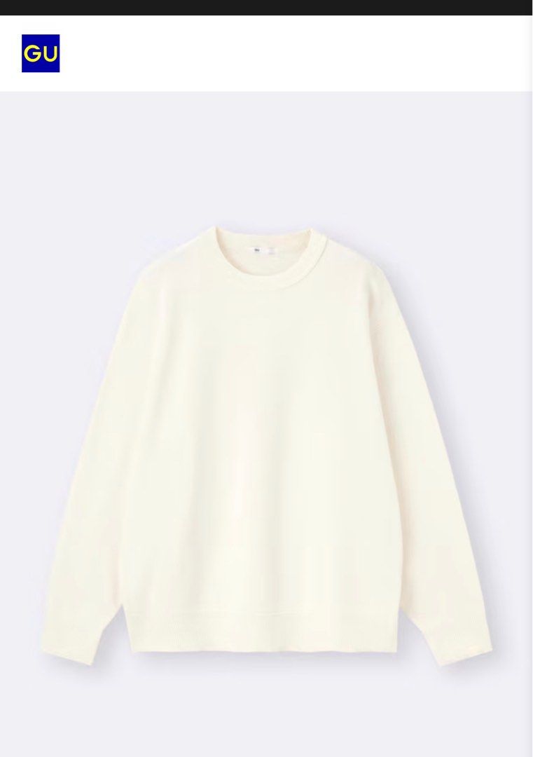 GU Washable Cotton Aze Crew Neck Sweater (Category: Coats, Jackets and Outerwear) located in Pasig City. Submitted by jie1031 (Listing ID 1466473082, Image 1). Description: GU Washable Cotton Aze Crew Neck Sweater Code: 351-321632 (01-01) GU Size on Tag: XL Width: 22-25.5” Length: 31.5” Color: Cream Material: 100% Cotton Description: Very nice, no flaws. ₱ 350 Payment first via bank transfer BPI or BDO or Gcash * Ship via lalamove or JNT * Meet u