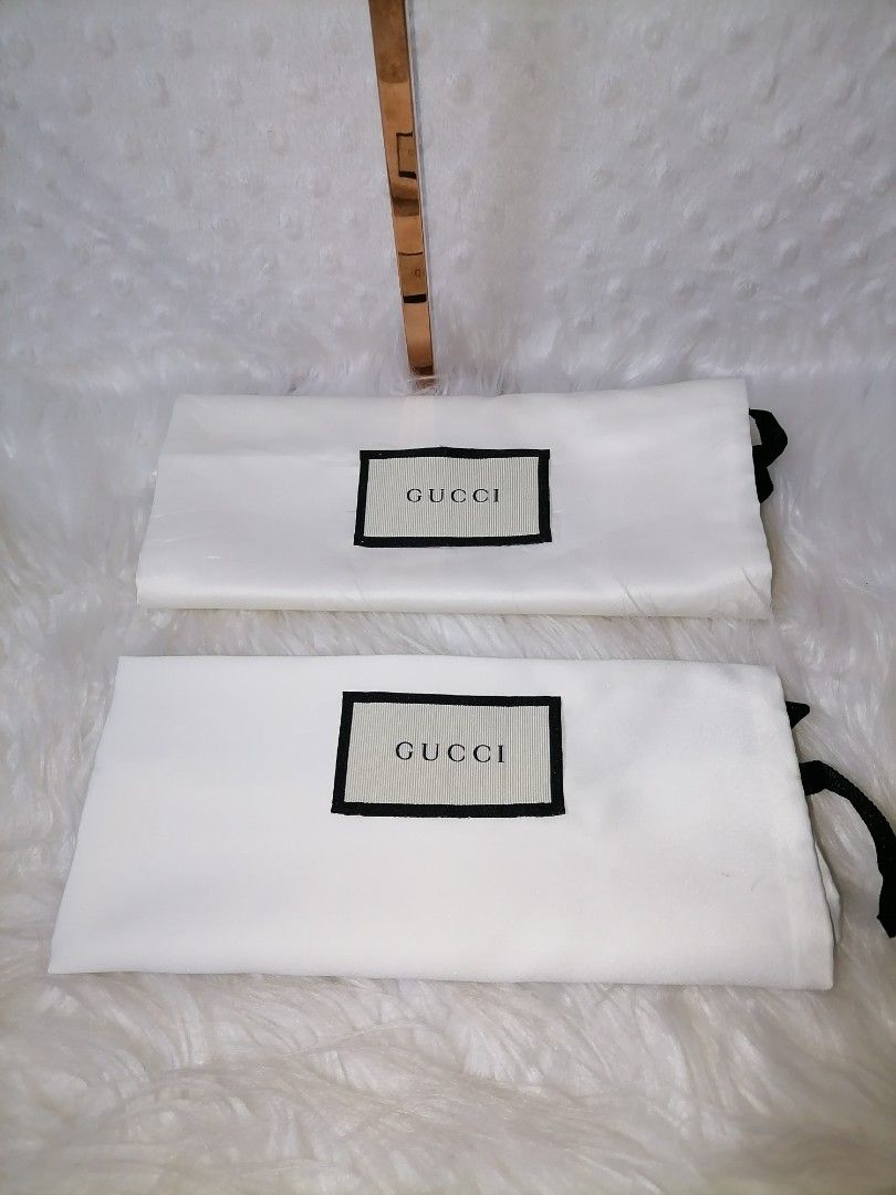 Gucci Dustbag Bundle (Category: Luxury Accessories) located in Butuan. Submitted by az-branded.items (Listing ID 1466454673, Image 1). Description: Size: W 8.5" x L 17" Authentic with tag Selected ukay.