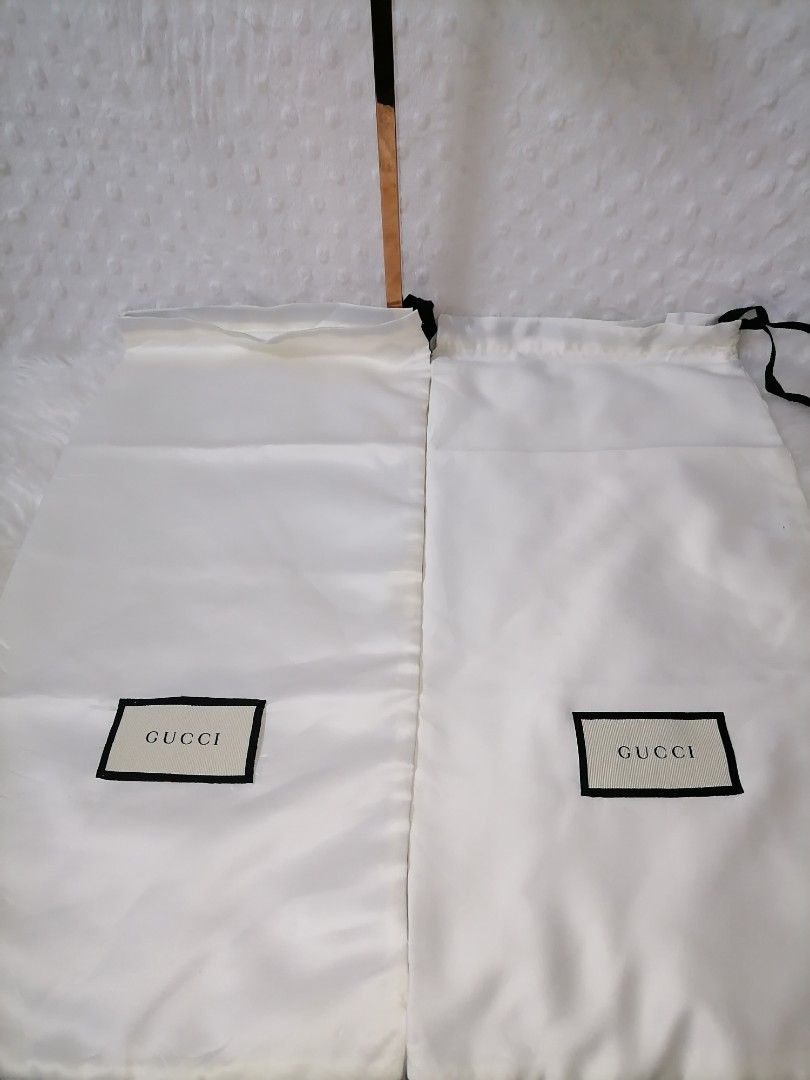 Gucci Dustbag Bundle (Category: Luxury Accessories) located in Butuan. Submitted by az-branded.items (Listing ID 1466454673, Image 2). Description: Size: W 8.5" x L 17" Authentic with tag Selected ukay.