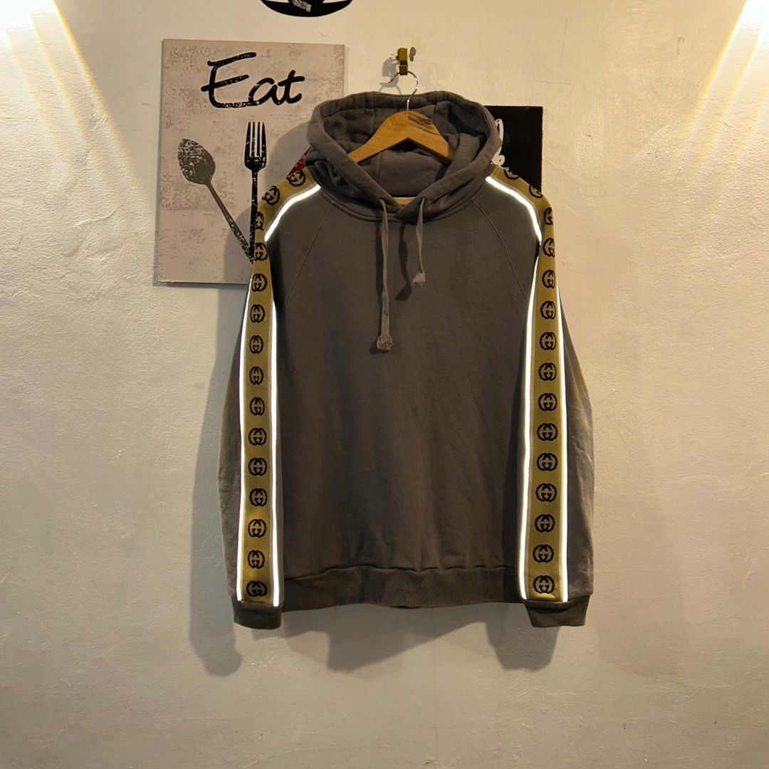 Gucci GG Side Striped 3M Detail (Category: Coats, Jackets and Outerwear) located in Quezon City. Submitted by streetwearandluxph (Listing ID 1466559788, Image 1). Description: Gucci GG Side Striped 3M Detail.