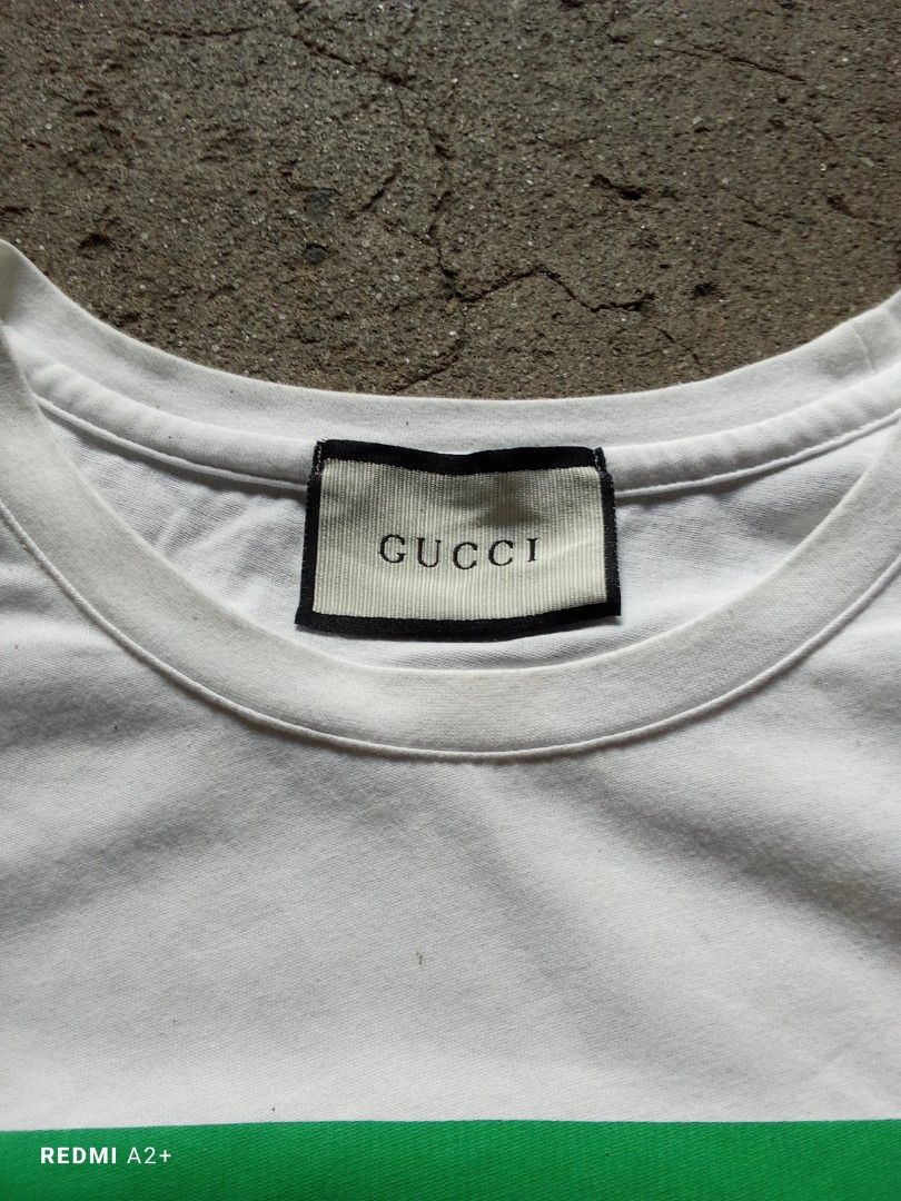 GUCCI x Doraemon (Category: Tshirts & Polo Shirts ) located in Pasig City. Submitted by thrifttofit (Listing ID 1466427615, Image 3). Description: Gucci x Doraemon Size large Condition 9/10 Color rate 9/10 Dimes L-25 w-22 Issue need wash only Pasig city.