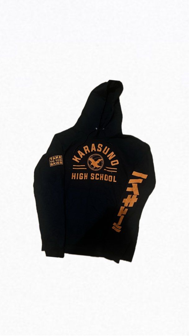 Haikyu Karasuno Hoodie (Category: Coats, Jackets and Outerwear) located in Talisay. Submitted by maxiesgarments (Listing ID 1466339273, Image 1). Description: no issue fits m-l.