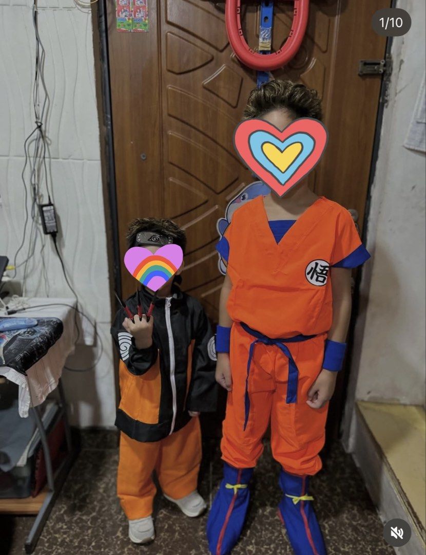 Halloween/ Costume Party (Category: Babies & Kids Fashion) located in Pasig City. Submitted by rmsoler (Listing ID 1466363186, Image 1). Description: Halloween/Costume Party AUsed once Goku Naruto Price: 400 each (see photo of original price) Location: Sta. Lucia Pasig Mode of Payment: GCash/BPI/GoTyme Mode of Delivery: Lalamove/Grab.