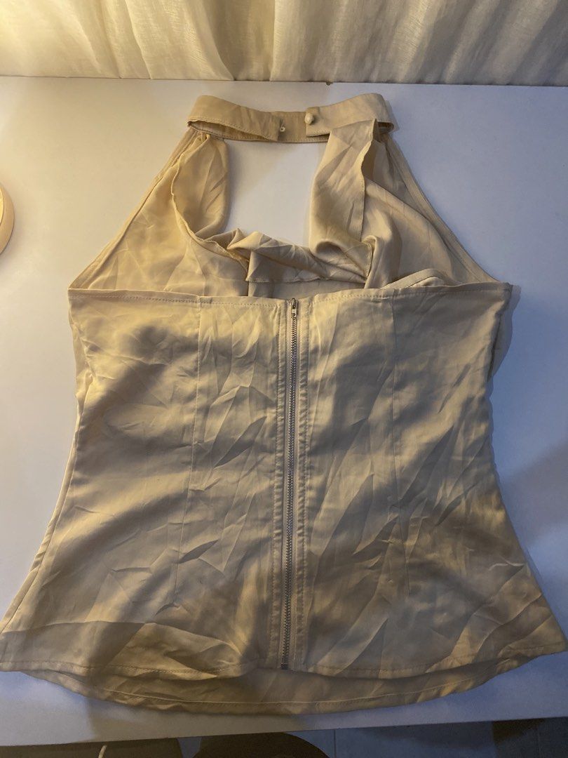 Halter top with sequin tube (Category: Sleeveless) located in Iloilo. Submitted by chelseyywz (Listing ID 1466501919, Image 2). Description: Small size. Very unique for its design ✨ I love how it flatters my body. .