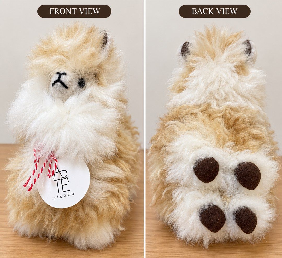 handcrafted fluffy alpaca stuffed toy 8” (Category: Plushies & Soft Toys) located in San Fernando. Submitted by dntjapansurpluselyu (Listing ID 1466472533, Image 1). Description: .