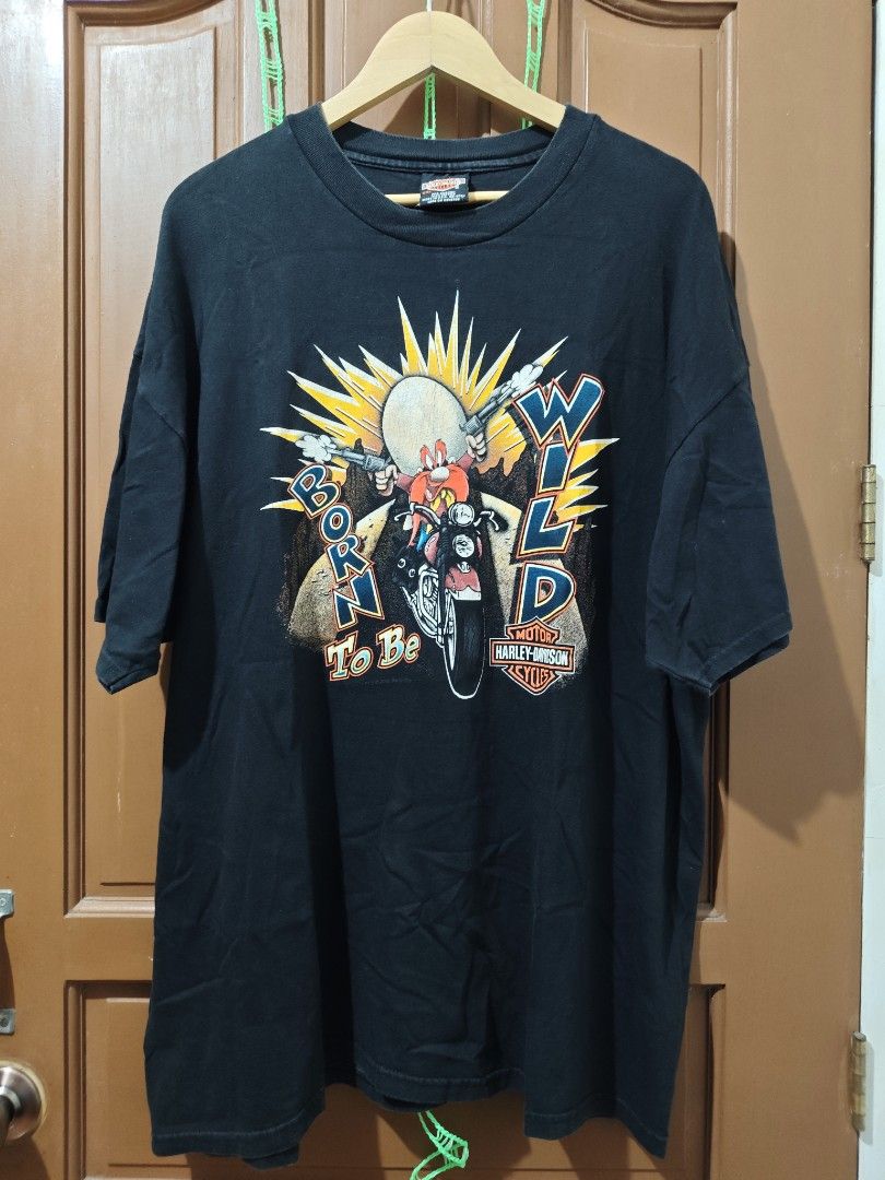 Harley-Davidson Yosemite Sam (Dated 2000) (Category: Tshirts & Polo Shirts ) located in Batan. Submitted by weyahsthrift. (Listing ID 1466476014, Image 1). Description: Issue‼️ Hairlines and Cracks.