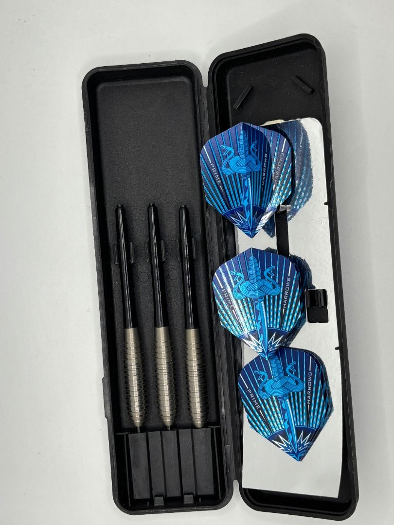 Harrows Assassin 80% Tungsten 23g Steeltip Darts, Sports Equipment ...