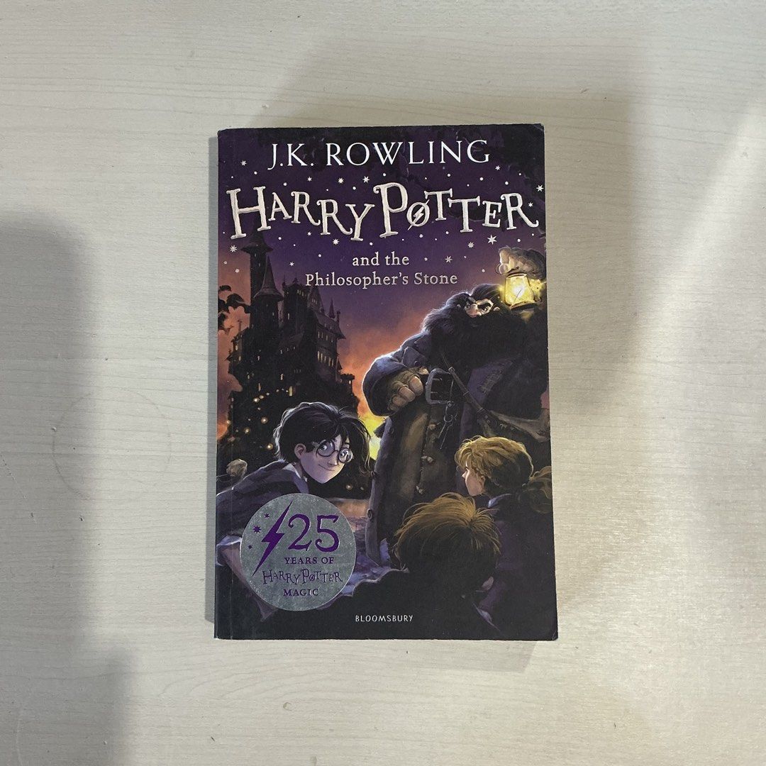 Harry Potter and the Philosopher Stone (Category: Storybooks) located in Bulacan. Submitted by janesbiblio (Listing ID 1466412382, Image 1). Description: fs: harry potter book 1 for only 200 pesos 🖇️ authentic 🖇️ minimal flaws - mop: gcash or maya (strictly payo) - mod: jnt (buyer will shoulder sf) Do not hesitate to message for more inquiries. 😊.