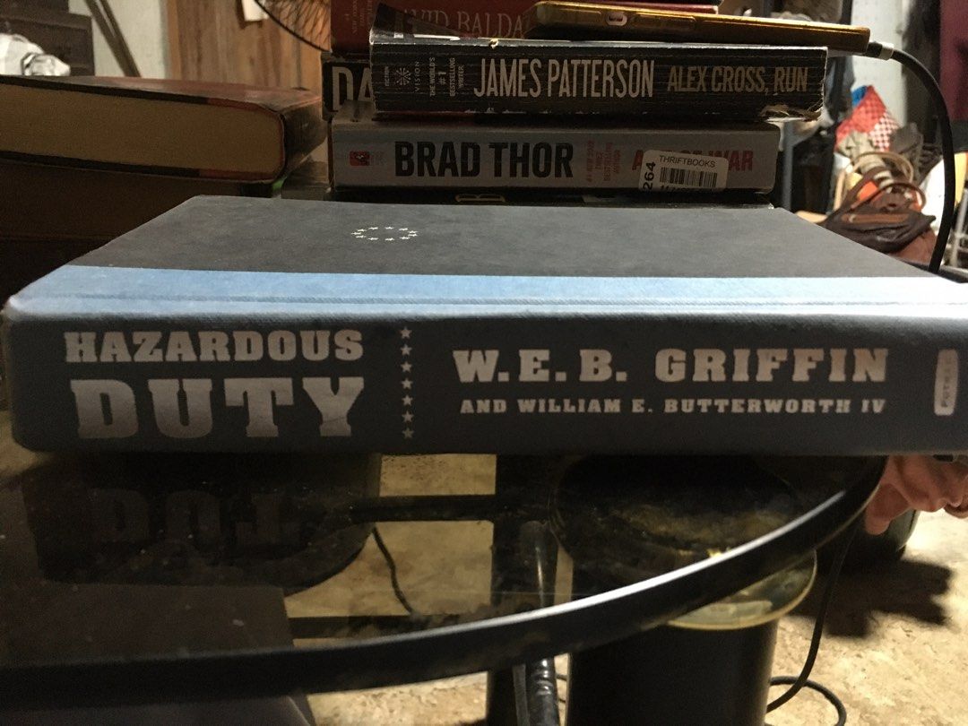 Hazardous Duty by W.E.B. Griffin (hardbound) (Category: Storybooks) located in Rosario. Submitted by c__tops (Listing ID 1466395531, Image 2). Description: RFS: declutter.