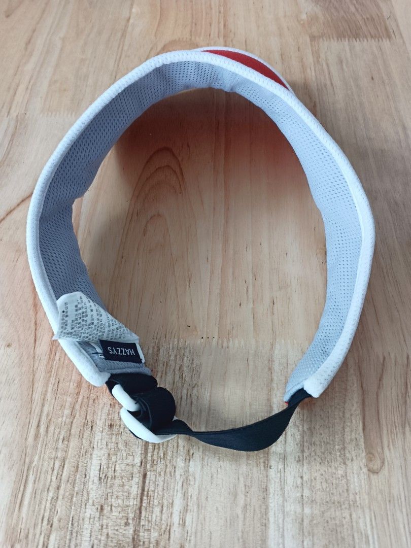 HAZZYS Golf Visor + 84 SF (Category: Hats & Beanies) located in Cebu City. Submitted by OneStop_ThriftShop_Mo (Listing ID 1466448270, Image 3). Description: Payday Sale, pls avail 🤗🫶 HAZZYS 🏌️⛳💓 Color combination is perfection. 😍 Embroidered logos not just printed. Super bagay sa White and Khakis. One Size fits all..