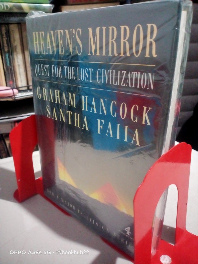 HEAVEN'S MIRROR (GRAHAM HANCOCK) (Category: Religion Books) located in Rizal. Submitted by bookhub22 (Listing ID 1466475822, Image 3). Description: In HEAVEN'S MIRROR, author Graham Hancock continues the quest begun in his No. 1 international bestseller FINGERPRINT OF THE GODS to rediscover the hidden legacy of mankind - the revelation that the cultures we term ancient were, in fact, the heirs to a far older forgotten civilization, and the inheri