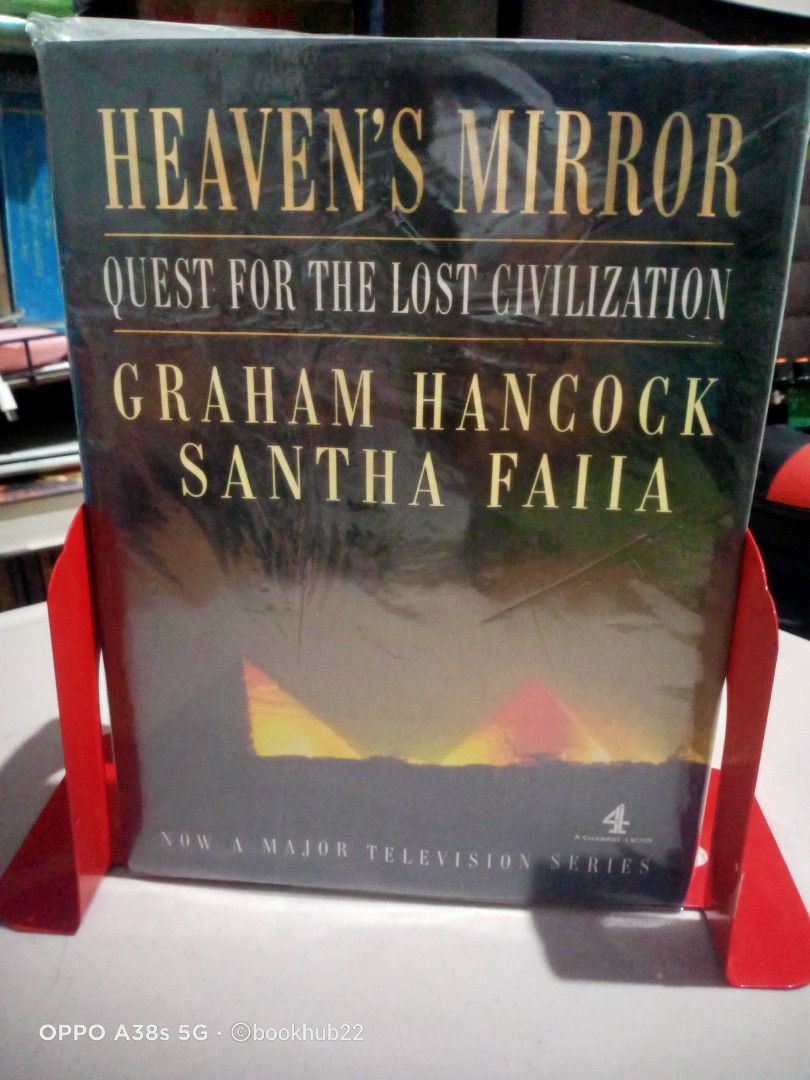 HEAVEN'S MIRROR (GRAHAM HANCOCK) (Category: Religion Books) located in Rizal. Submitted by bookhub22 (Listing ID 1466475822, Image 1). Description: In HEAVEN'S MIRROR, author Graham Hancock continues the quest begun in his No. 1 international bestseller FINGERPRINT OF THE GODS to rediscover the hidden legacy of mankind - the revelation that the cultures we term ancient were, in fact, the heirs to a far older forgotten civilization, and the inheri