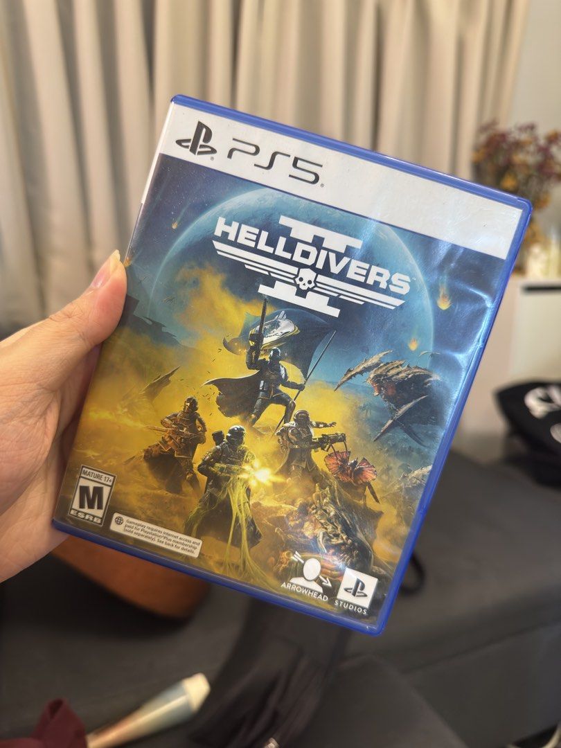 Helldivers 2 PS5 CD (Category: PlayStation) located in Pasig City. Submitted by robbiseraphin (Listing ID 1466428760, Image 1). Description: 🎮 Selling: Helldivers 2 for the PS5 💰 For only 1400 php! —————— 📱PM me if you have any questions .