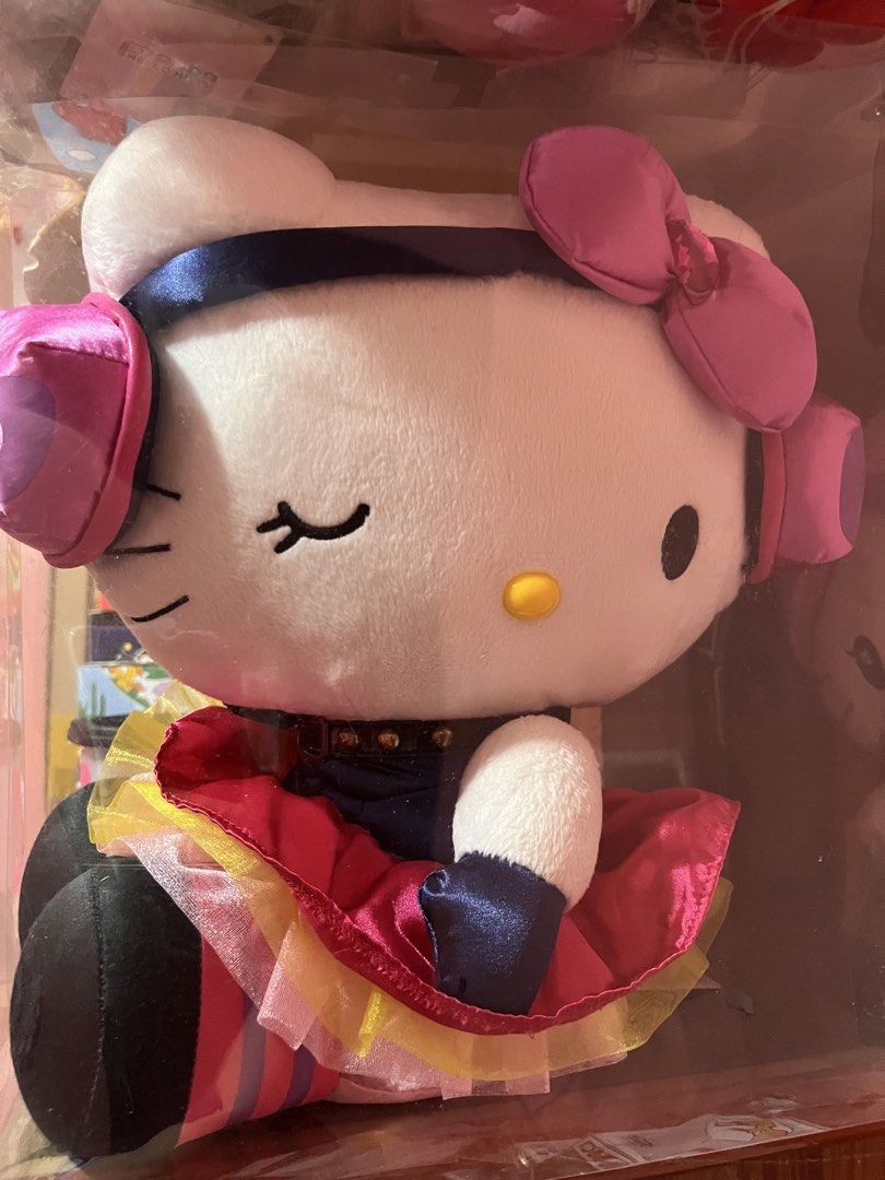 Hello Kitty DJ Doll 40th Anniversary Stuffed Toy (Category: Plushies & Soft Toys) located in Bacoor. Submitted by crystalsky_22 (Listing ID 1466499717, Image 1). Description: 🍎 if meet-up ksama lagayan 🍎 lalamove or grab 🍎 meet-up: SM Megamall, Robinsons Galleria,Ortigas Park,MRT from Ortigas to Taft), SM Bacoor or Camella Bacoor (Aguindalo Highway) by schedule.