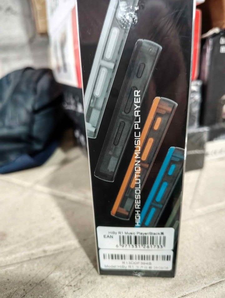 HiBy R1 High Resolution Music Player (Category: Portable Music Players) located in Dasmarinas. Submitted by zildthereaper (Listing ID 1466440534, Image 2). Description: - Model: HiBy R1 Portable High-Resolution Music Player - Color: Black - DAC: CS43131 for superior audio quality - OS: HiByOS - Audio Support: DSD256 and PCM384 - Connectivity: Built-in WiFi and LDAC Bluetooth streaming - Condition/Inclusions: Comes with original retail box and pro