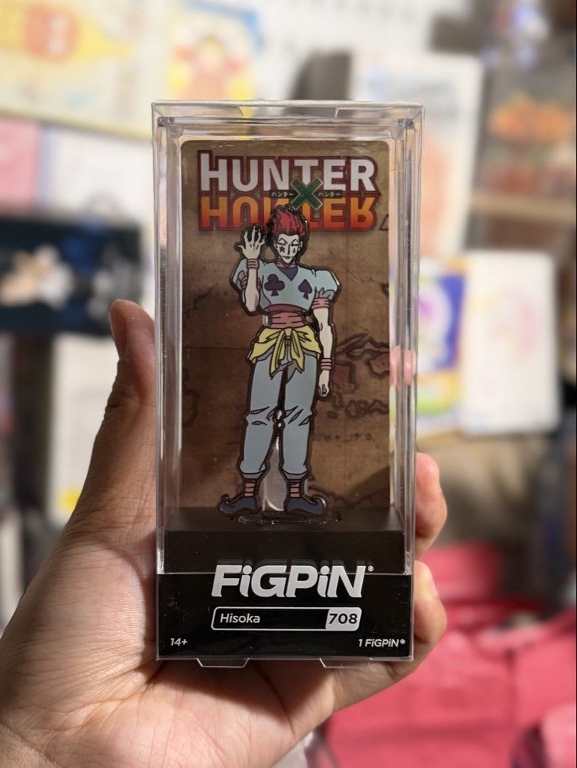 Hisoka Hunter x Hunter FigPin (Category: Figurines & Statues) located in Bacoor. Submitted by masijakeopi_ (Listing ID 1466549465, Image 1). Description: Hisoka Hunter x Hunter FigPin 450 (unused) rfs: extra only 📍Bacoor Cavite.