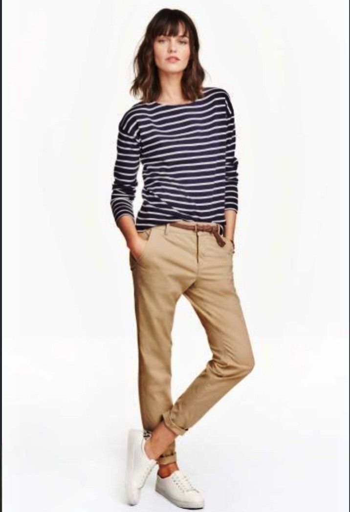 Hl&M khaki cotton slacks (Category: Other Bottoms) located in Cabanatuan. Submitted by miss.maia (Listing ID 1466539853, Image 1). Description: .