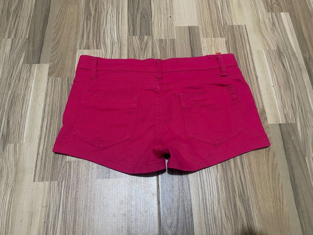 Hot Pink Micro Shorts (Category: Shorts) located in San Pedro. Submitted by r.vynarchives (Listing ID 1466550662, Image 2). Description: Size 26- 27 •Good condition Washed Ready to Wear —DM for deets.