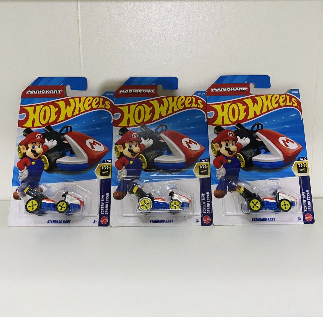 Hot wheels Standard Kart (Category: Kids Toys) located in Manila. Submitted by glen_n (Listing ID 1466388149, Image 1). Description: Hot wheels Standard Kart NEW - never opened ✅Brand new & sealed ✅Original Hot Wheels ₱200 each.