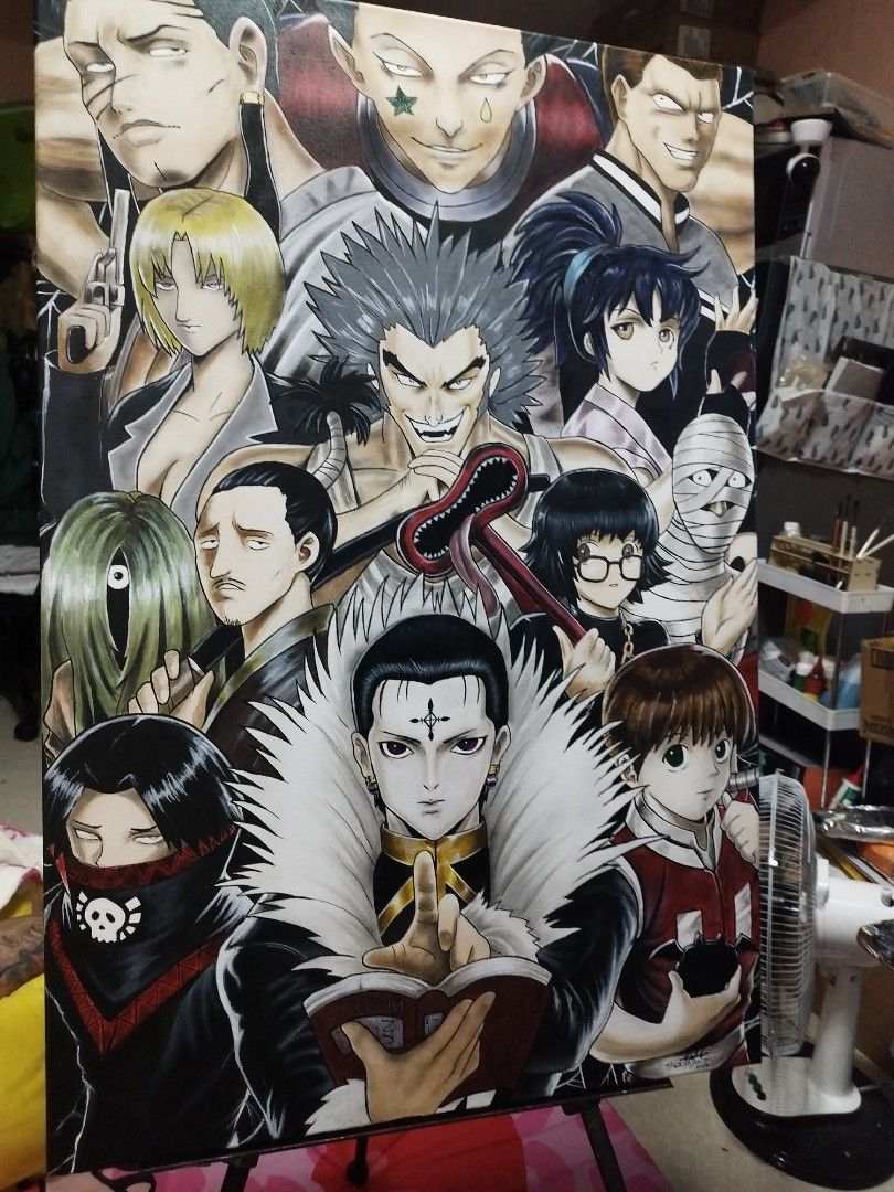 hunter x hunter acrylic painting on canvas (Category: Art & Prints) located in Bacoor. Submitted by bigdaddy1027 (Listing ID 1466441236, Image 3). Description: 2ft x 3ft in size acrylic painting on canvas.