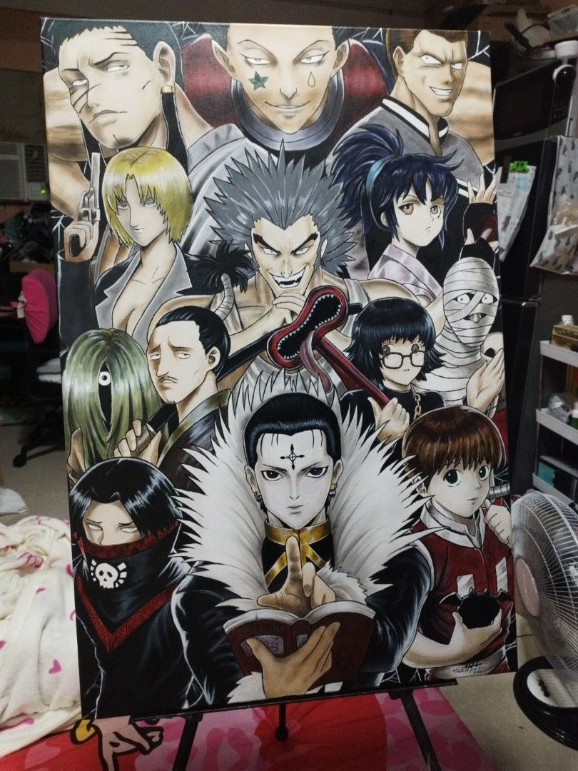 hunter x hunter acrylic painting on canvas (Category: Art & Prints) located in Bacoor. Submitted by bigdaddy1027 (Listing ID 1466441236, Image 1). Description: 2ft x 3ft in size acrylic painting on canvas.