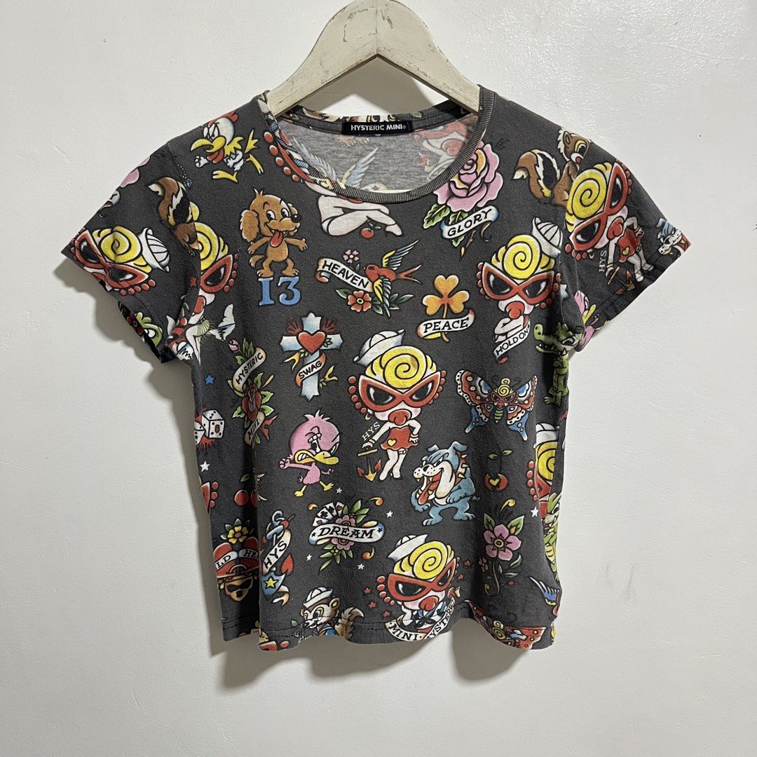 HYSTERIC MINI (Category: Shirts) located in Manila. Submitted by balanse (Listing ID 1466388355, Image 1). Description: SIZE: M ON TAG DIMES: 26W X 18L EXCELLENT CONDITION. 9.9 HONEST COLOR RATE. MINOR L’STICH CHECK LAST PIC.