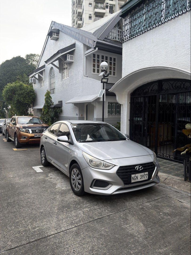 Hyundai Accent 1.4 GL (A) (Category: Used Cars) located in Quezon City. Submitted by ry444n (Listing ID 1443432332, Image 2). Description: 2020 Hyundai Accent; 2021 acquired Gas Spare car used for coding Cold AC Automatic w/ Sequential mode Thick tires Newly changed Oil + Coolant, Engine filter, Cabin filter Newly Registered 2026-2027 101k kms odometer Thursday Coding No issue! Nothing to fix..